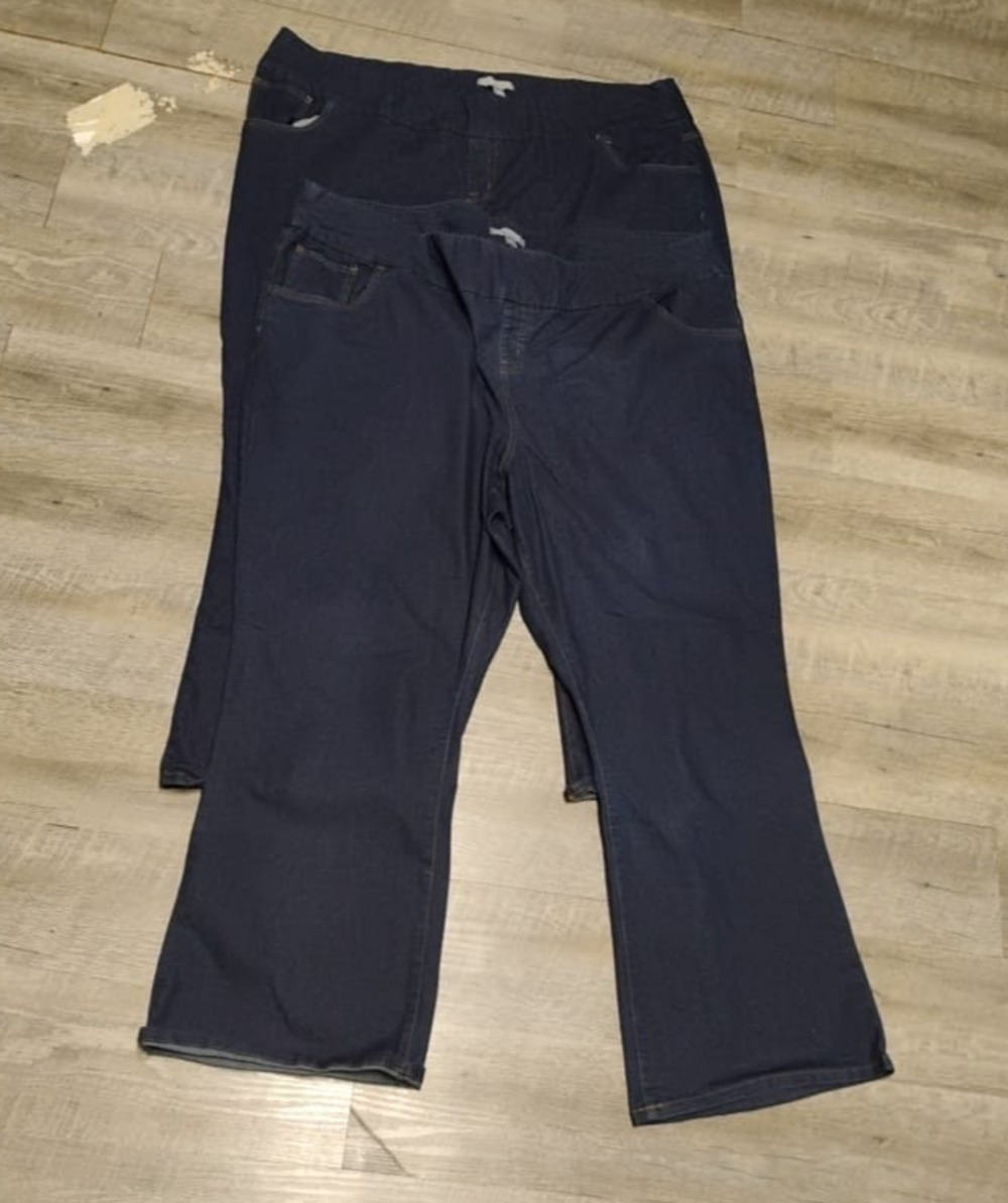 Lot of 2 Woman Within Women’s Pants 32W Style